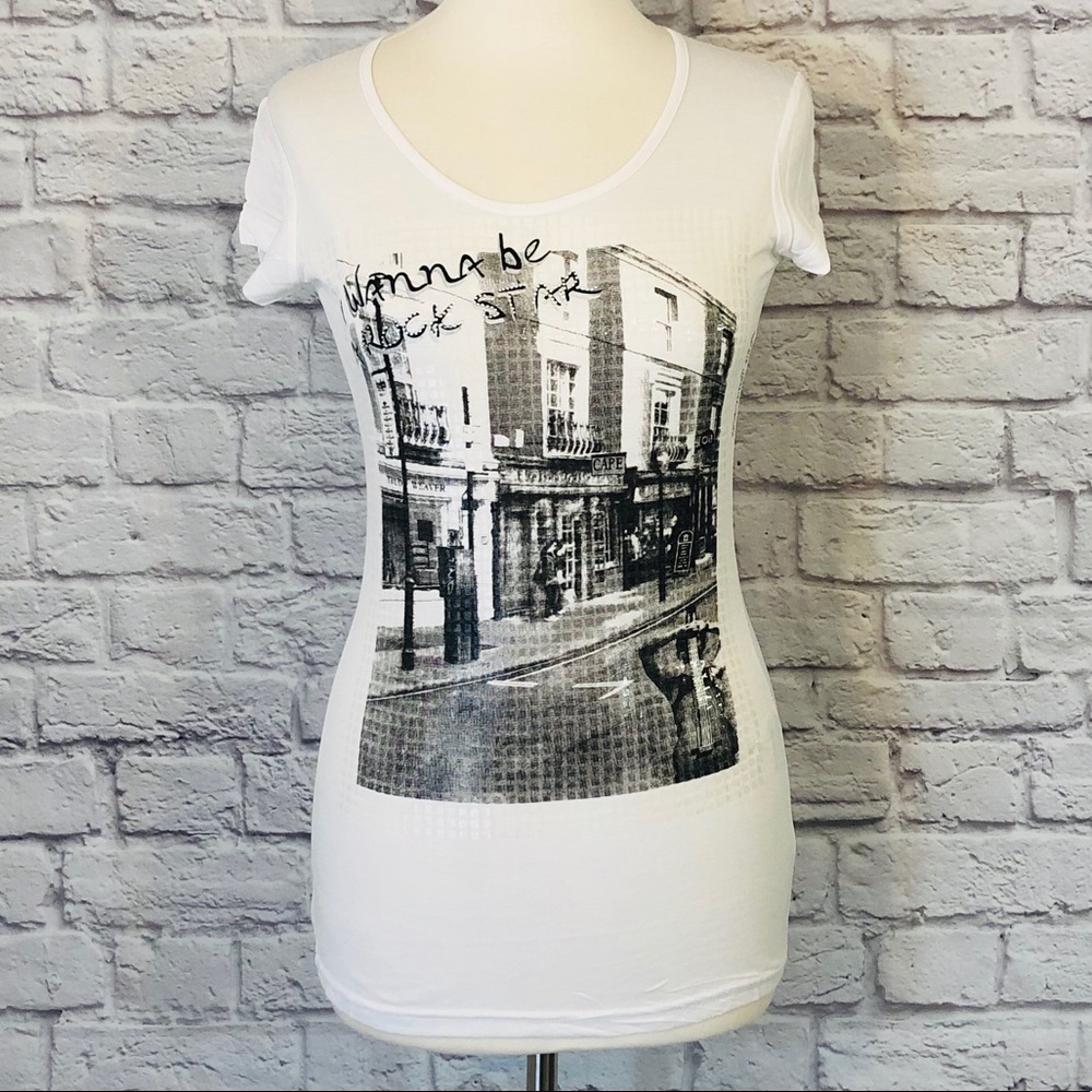 VO Jeans | Rock Star Embellished Graphic Tee